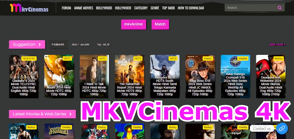 MKVCinemas 4k