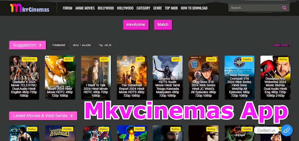 Mkvcinemas App