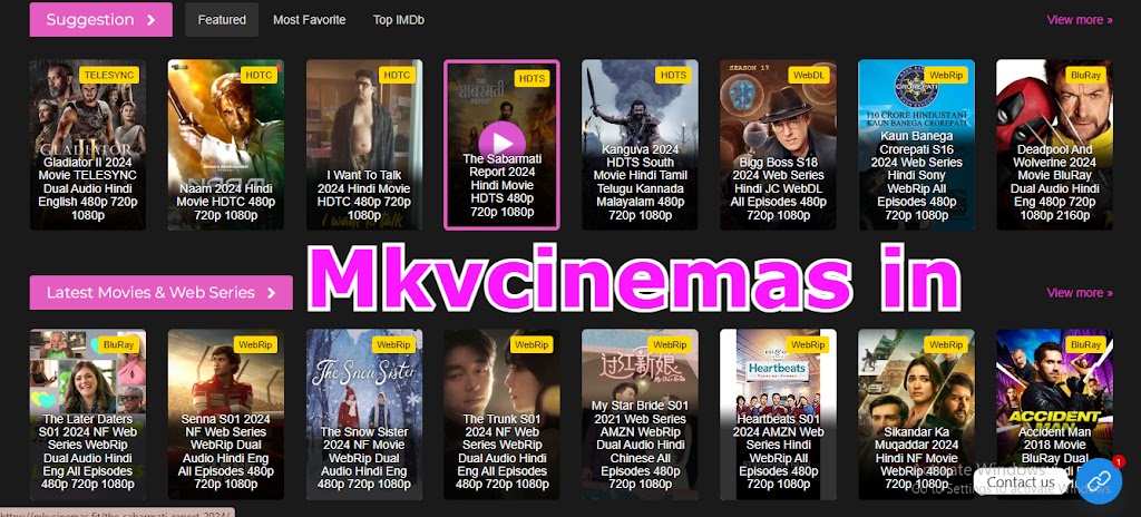 Mkvcinemas in