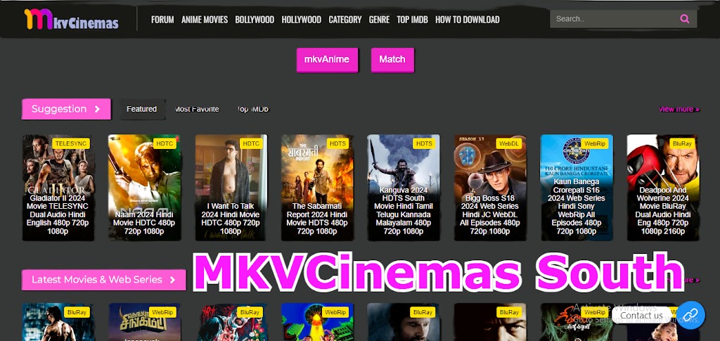 MKVCinemas South